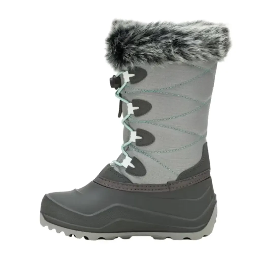 Kamik Kids SNOWANGEL Boots US 7 EU 39 Grey Blue Fleece Insulated Waterproof NIB